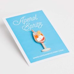 Aperol Spritz Cocktail Pin Badge
